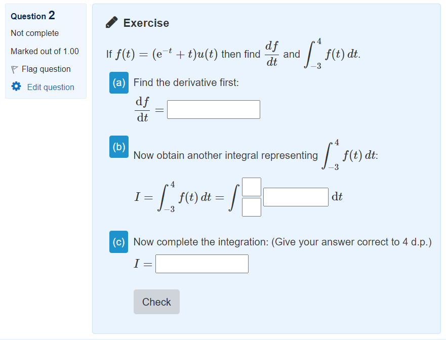 Figure showing a STACK question based of a HELM workbook.