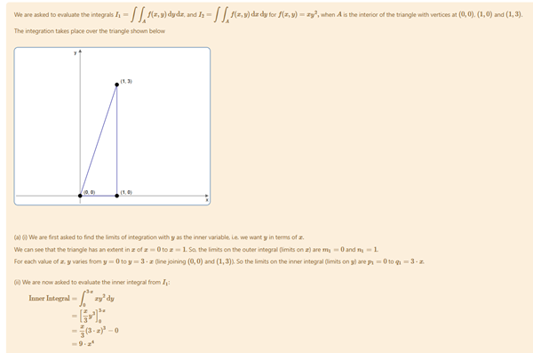 Solution of double integral question