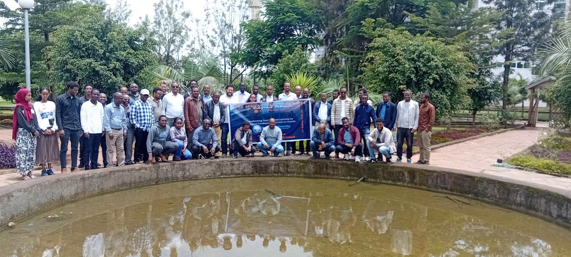 An image of conference participants at Bahir Dar.