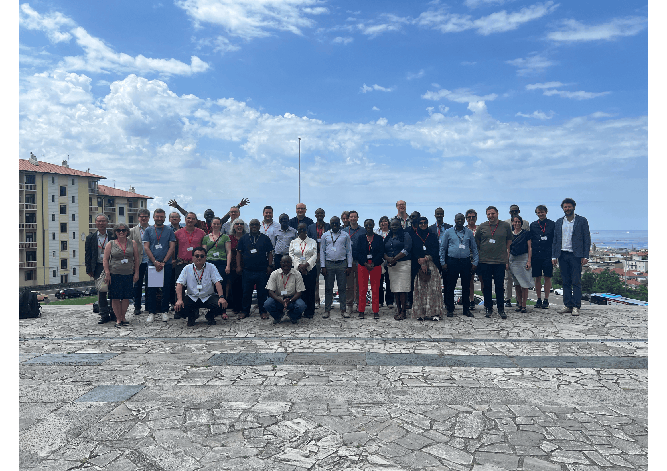 Conference group photo at the University of Trieste