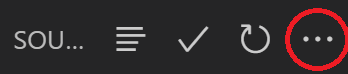 VSCode Source Control options button